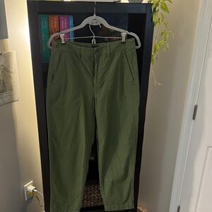 J. Crew Olive Green Casual Pants